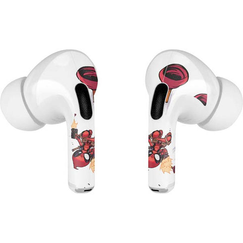 Marvel Deadpool Babypool Shooting AirPods Skins